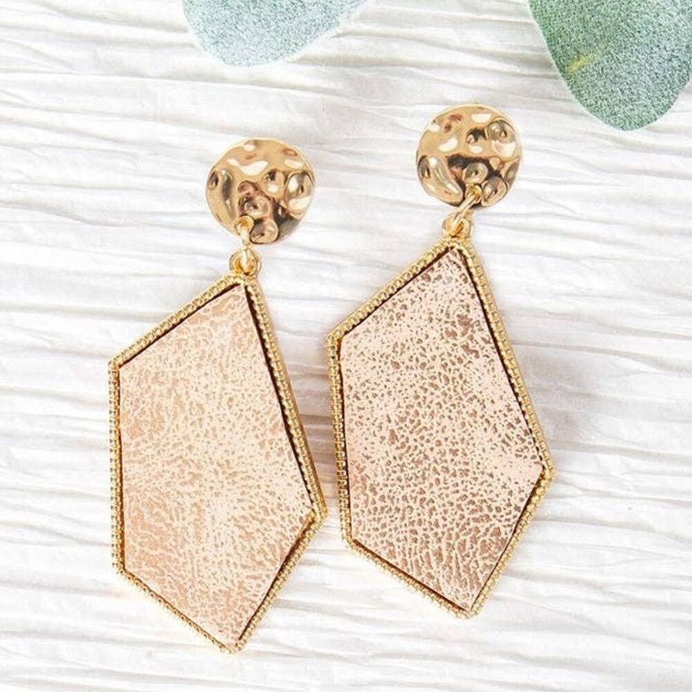 Let's Go Downtown Drop Earrings Rose Gold